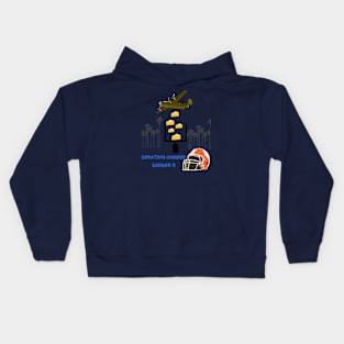 Saratoga cheese bombers Kids Hoodie